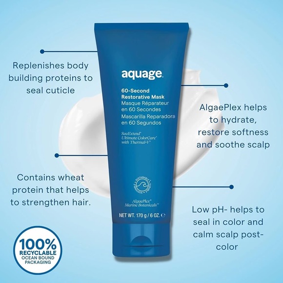 Aquage 60-second Restorative Hair Mask - Picture 2 of 6